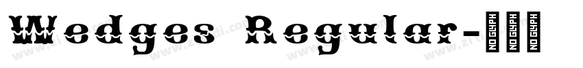 Wedges Regular字体转换